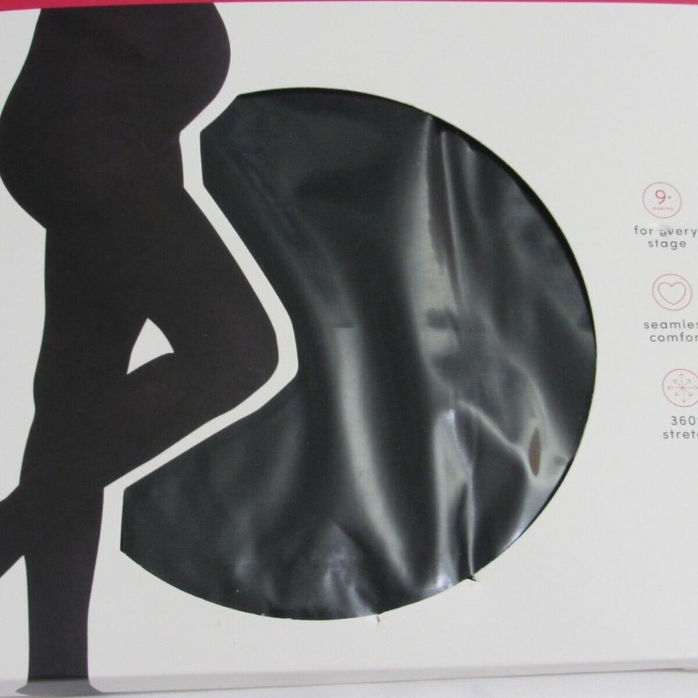 Isabel Maternity by Ingrid & Isabel Opaque Tights - Black - Picture 6 of 9